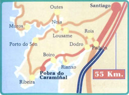 Mapa de Comunicaciones de A Pobra